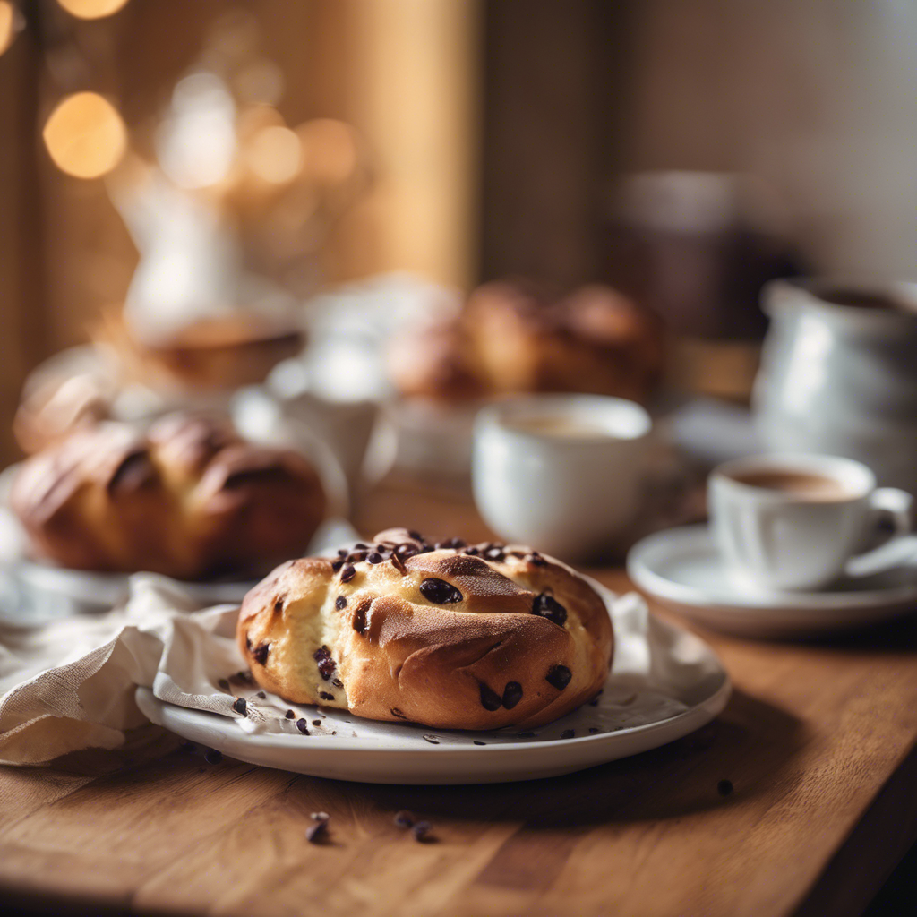 Chocolate Chip Brioche Bread